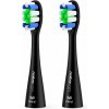 Náhradná hlavica k zubnej kefke Niceboy ION Sonic Lite Hard black 2 ks (SONIC-LITE-HARD-BLACK)
