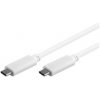 PremiumCord ku31cc1w USB-C/male - USB-C/male, 1m, bílý