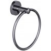 Gamma Roy, okrúhly držiak na uteráky, grafitová, GMA-UR-ROY-GM
