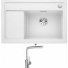 Blanco ZENAR XL 6 S Compact biela 523778 + Blanco MILA chróm 519414