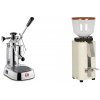 La Pavoni Europiccola Lusso + ECM C-Manuale 54, cream, olive