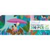 DJECO Puzzle Galéria: Deti na prechádzke (200 dielikov)