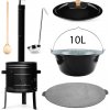 Perfect Home PL-Set-62 Kotlíková súprava 10L, 6ks – kotlina/kotlík/pokrievka/varecha/naberačka/platňa
