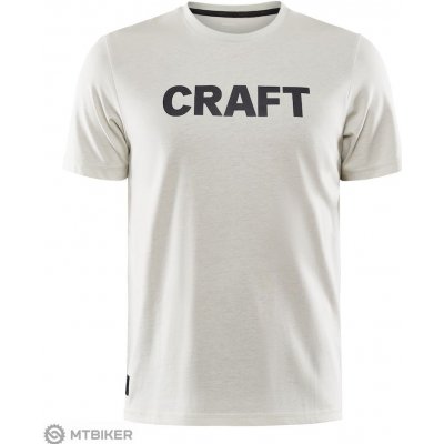 Craft CORE SS tričko biele šedá