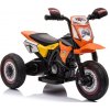 Lean Toys elektrická motorka GTM2288 predné led svetlá oranžová