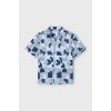 Detská bavlnená košeľa Mayoral 3114.5E.Mini.PPYA modrá 128