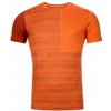 Ortovox 185 ROCK'N'WOOL SS M desert orange XL; Oranžová triko