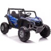 Lean Toys elektrická bugina UTV MX spiderman dvojmiestna 2021 MP4 motor 4x60W batéria lakovaná modrá 24V7Ah