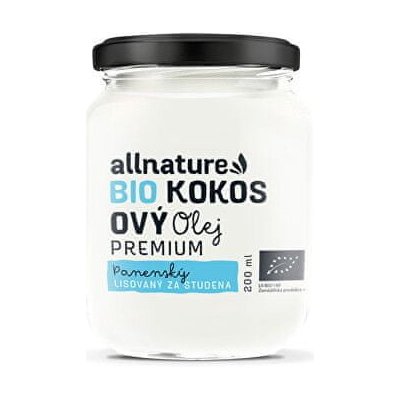 Allnature Kokosový olej Bio Premium 0,2 l