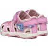 Geox sandále pre deti, ružová látka, veľkosť 24