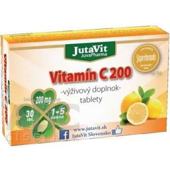 Juvita Vitamín C 200 mg 30 tabliet