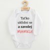 New Baby Body s potiskem a zavolej MAMKU!