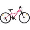 Juniorský športový bicykel Dino 24 ružový