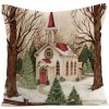 Livefy vianočná Church 45 x 45 cm