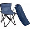 Verk 14638 Skladacie rybárske kreslo, kempingové kreslo, 100 kg, modré