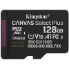 Kingston Pamäťová karta microSD 128GB Canvas Select+ G3 150MB/s