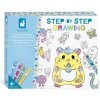 Janod Step by step Kreatívna sada Kreslenie krok za krokom s fixkami od 6 rokov