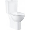 Wc kombi GROHE BAU-CERAMIC alpská biela so zadným odpadom 39604000