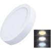 Solight WD170 LED mini panel CCT, prisadený, 12W, 900lm, 3000K, 4000K, 6000K, okrúhly