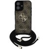Guess 4G Metal Logo Crossbody kryt so šnúrkou pre iPhone 16 - hnedý 57983124185 - možnosť vrátiť tovar ZADARMO do 30tich dní