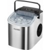 tectake 405573 výrobník ľadu arctic, 1,2 l, 2 veľkosti kociek ľadu - strieborná