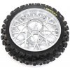Losi Promoto-MX Motorcycle: Koleso s pneu Dunlop MX53 zadné, disk chróm 1:4