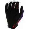 Cyklistické rukavice TLD Troy Lee Designs Air Drip Black/Purple Veľkosť XL