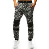 Pánske teplákové nohavice camo sivé Dstreet UX3494 Farba: Šedá - svetlo, Veľkosť: M