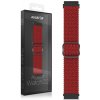 Textilný remienok ALIGATOR 22mm, čierno-vínová