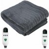 APT DA294 Elektrická vyhrievacia deka s reguláciou teploty 180 x 160 cm sivá
