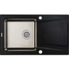 DEANTE DEANTE - Prime grafit metalic - Granitovo - oceľový drez, 1 - bowl s odkvapkávačom ZSR_G113