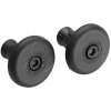 záslepka řídítek ocel (pro vnitřní průměr od 16 mm), DOMINO (2 ks, černá) M018-000