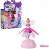 Crystal Flyers Lietajúca víla 15cm ružová