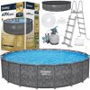 Bestway Celoročný bazén s konštrukciou 610x 132cm APX365 čerpadlo rebrík 561KE