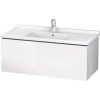 Duravit L-Cube skrinka 102x46.9x40.8 cm závesná kúpeľňová skrinka pod umývadlo biela LC616602222