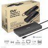 Club3D Dokovací stanice USB-C 11v1, 2xDP, 3xUSB-C, 3xUSB, 1xRJ45, čtečka SD karet, černá