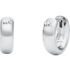 Michael Kors Nadčasové strieborné kruhy Huggie Hoop MKC1599AA040
