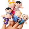 Kruzzel 22391 Sada maňušiek veselá rodinka 6 ks