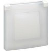Legrand Valena Life - IP44 rámik s klapkou, biela- 754021