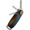 Kľúčenka Orbitkey Kožená 2.0 Crazy Horse Marine Blue modrá