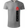 Hasiči zdravotník - Tričko z organickej bavlny - 3XL ( Starostrieborná )
