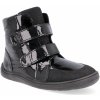 Barefoot detské zimné topánky Baby Bare - Febo Winter Shiny Black čierne