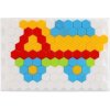 Mozaika klobouček 2,5cm hladká plast 127ks v krabici