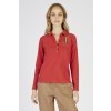 POLOKOŠEĽA LA MARTINA WOMAN POLO L/S PIQUET STRETCH POMPEIAN RED