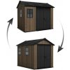 Záhradný domček Keter Apex 7,5 x 9 Walnut, s podlahou 263958