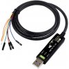 Waveshare Industrial USB TO TTL (D) Serial Cable, Original FT232RNL Chip, Multi Protection Circuits