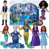 Bábika z rozprávok Mattel Princezné Disney – sada 7 bábik a figúrok, 29 cm