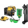DeWALT Náradie - 10,8 V AKU krížový laser, dosah 50 m, s príslušenstvom, 1x aku 2,0 Ah XR, nabíjačka DCE0825D1G