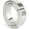 Mr. Steel Hinged Magnetic Cockring 40mm Silver