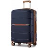 Moderný cestovný kufor Kono - PP - navy - 61 L
